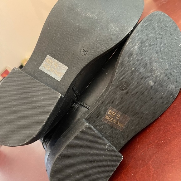 Celebrity NYC Black Womens Below The Knee Quilted Boots size 10 - Picture 6 of 7